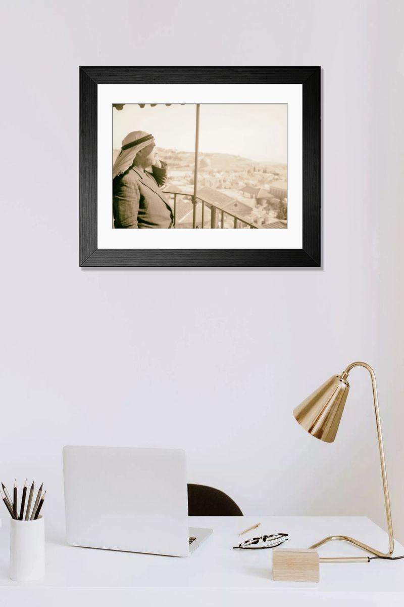 Shown hanging in a room: Modern 14"x12" (36x31cm)