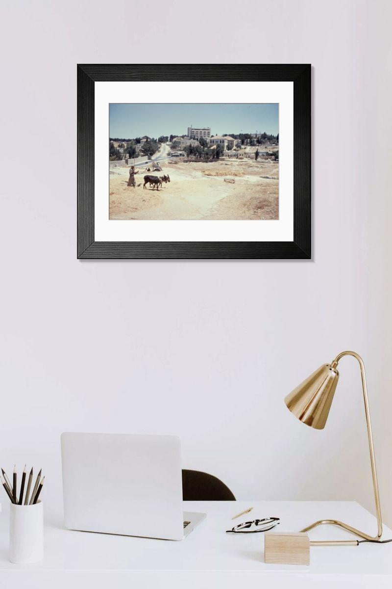 Shown hanging in a room: Modern 14"x12" (36x31cm)