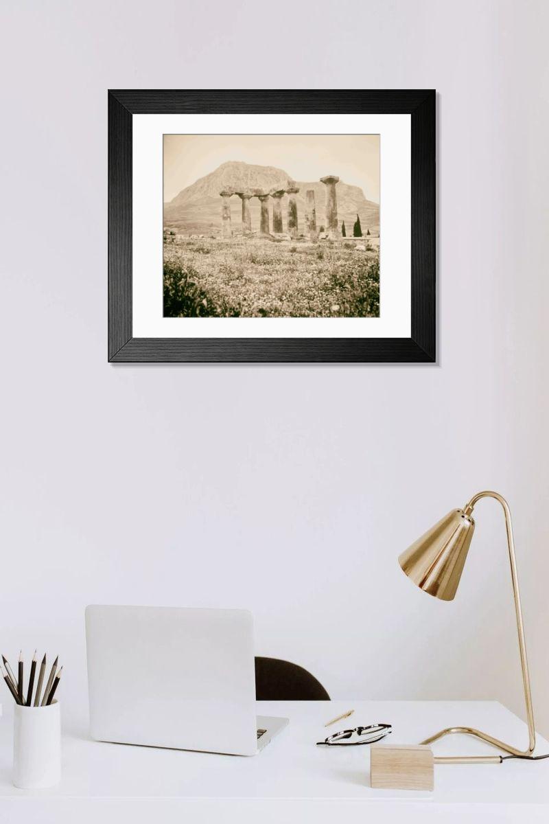 Shown hanging in a room: Modern 14"x12" (36x31cm)