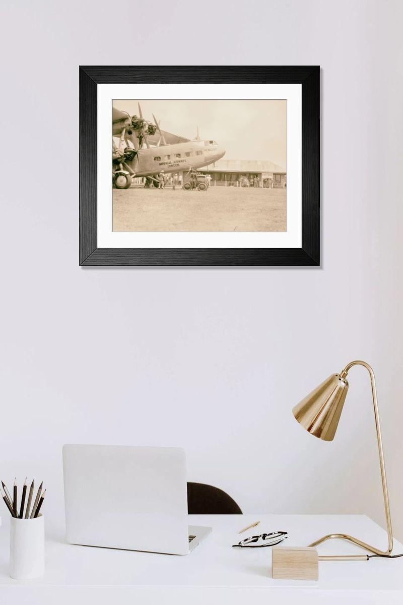 Shown hanging in a room: Modern 14"x12" (36x31cm)