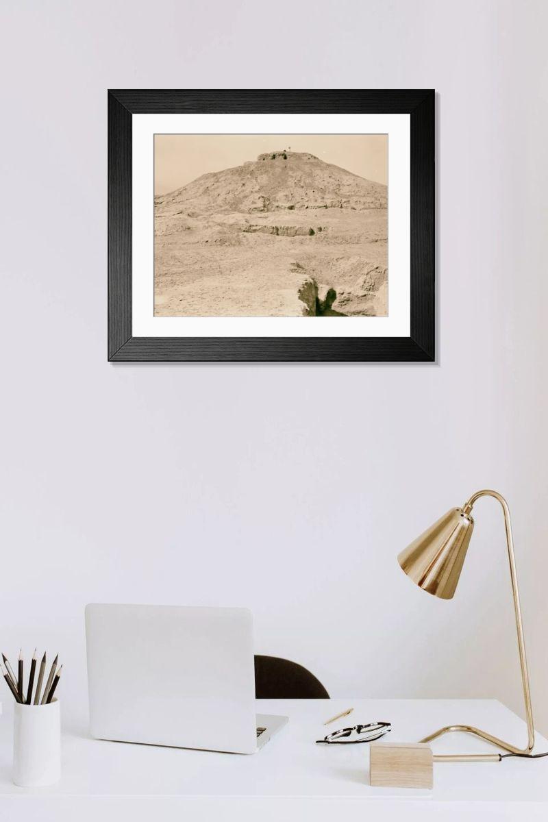 Shown hanging in a room: Modern 14"x12" (36x31cm)