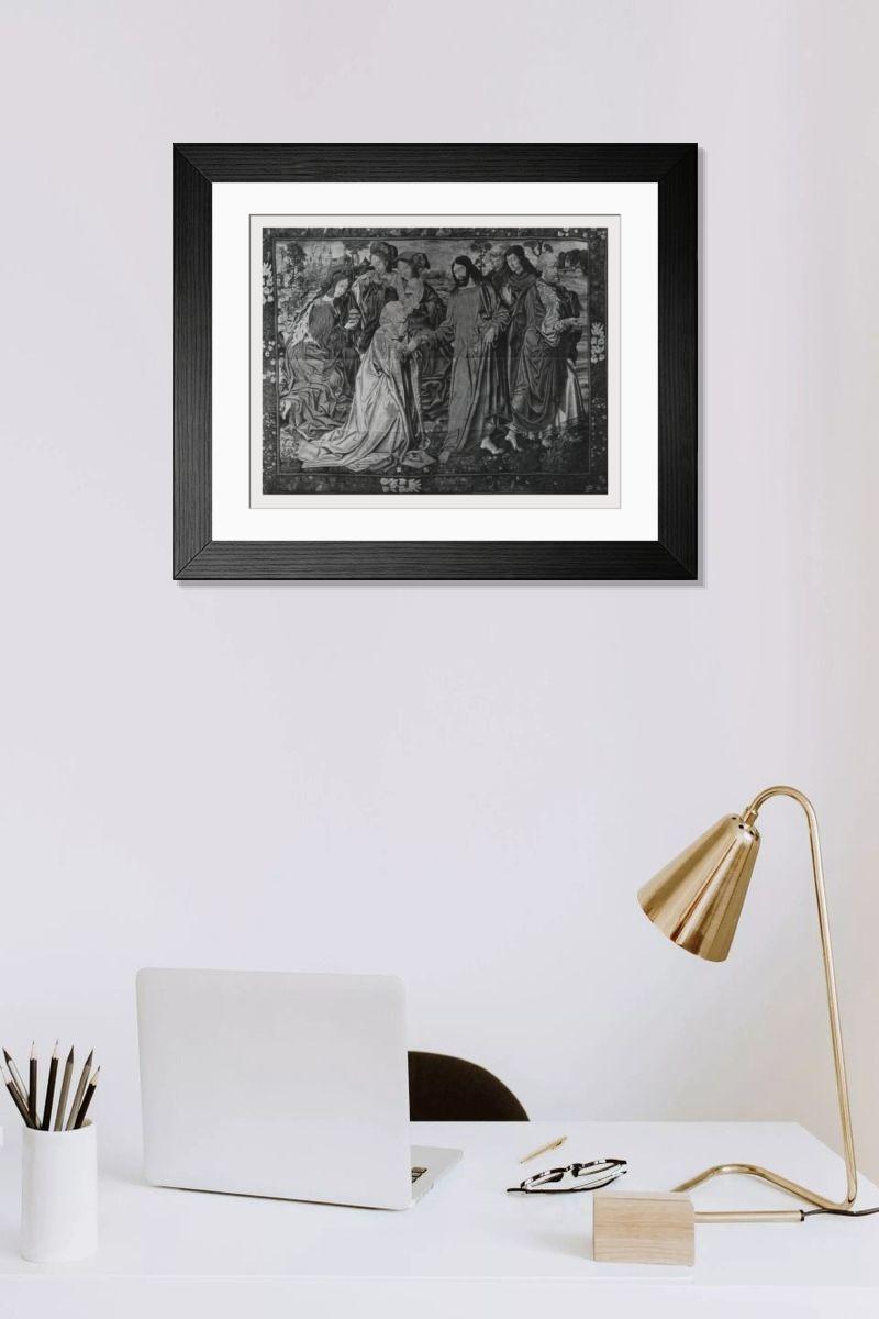 Shown hanging in a room: Modern 14"x12" (36x31cm)