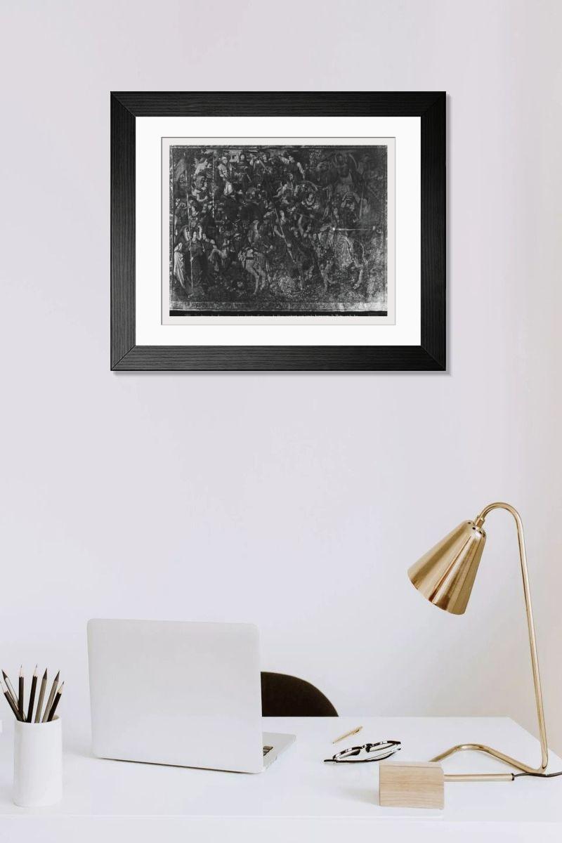 Shown hanging in a room: Modern 14"x12" (36x31cm)