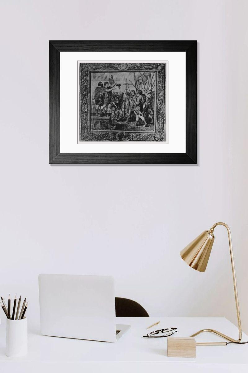 Shown hanging in a room: Modern 14"x12" (36x31cm)