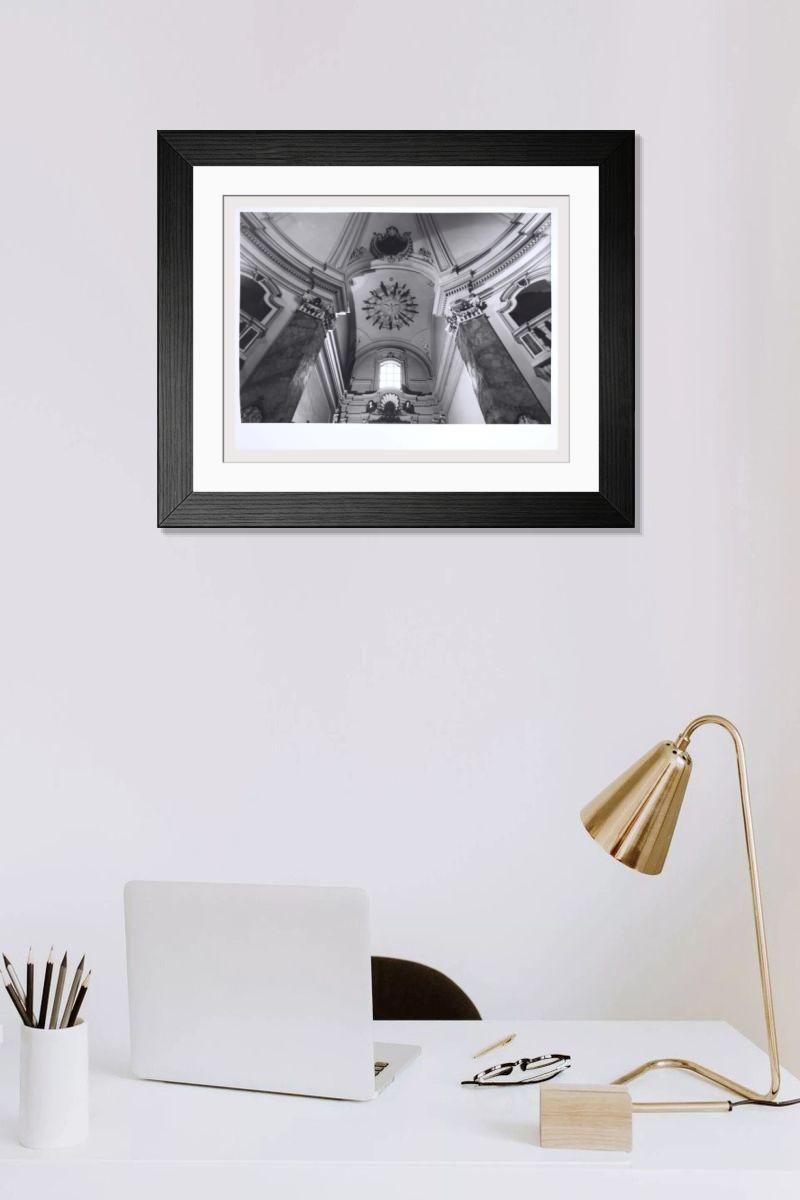 Shown hanging in a room: Modern 14"x12" (36x31cm)