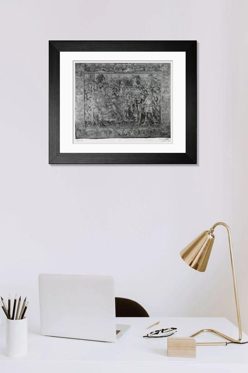 Shown hanging in a room: Modern 14"x12" (36x31cm)