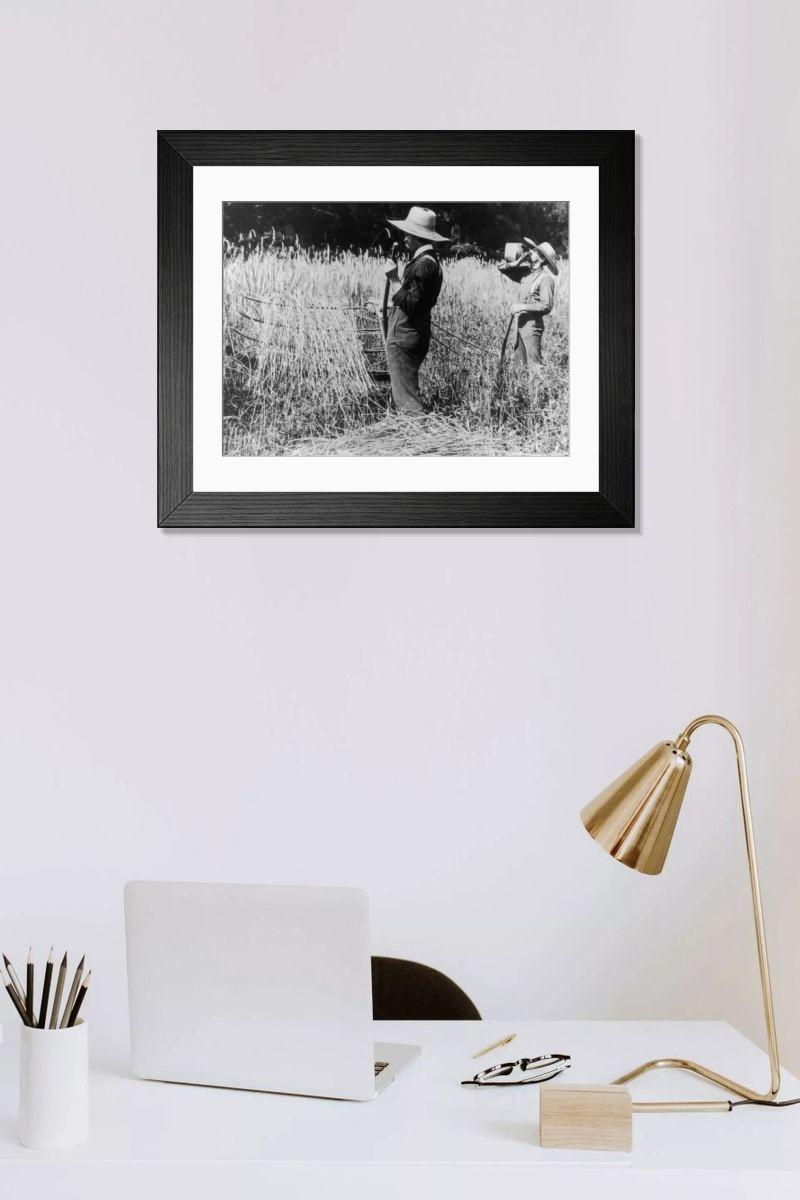 Shown hanging in a room: Modern 14"x12" (36x31cm)