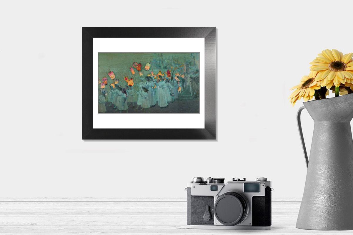 Framed Print of Queen Victoria's Diamond Jubilee Procession in
