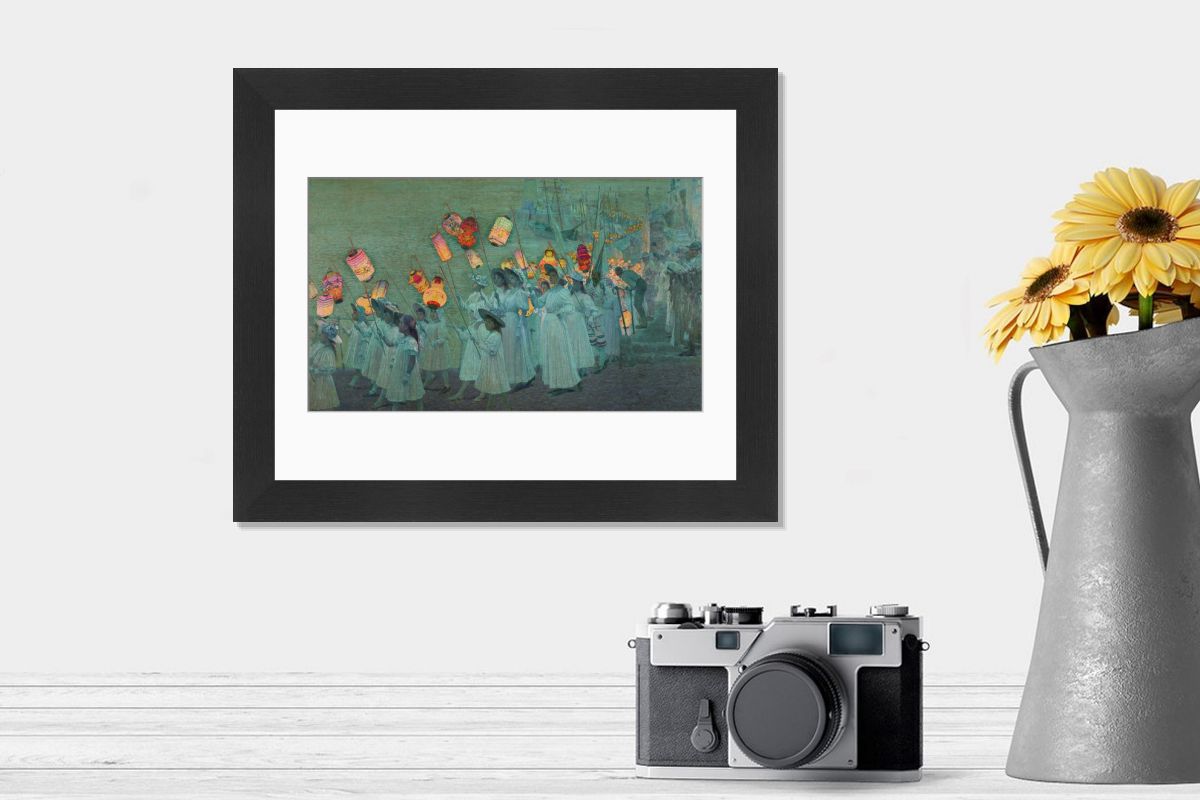 Framed Print of Queen Victoria's Diamond Jubilee Procession in