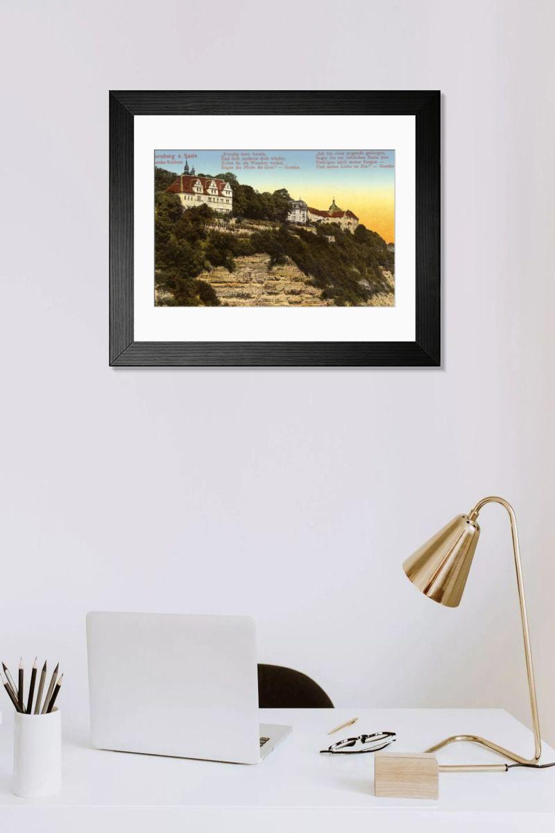 Shown hanging in a room: Modern 14"x12" (36x31cm)