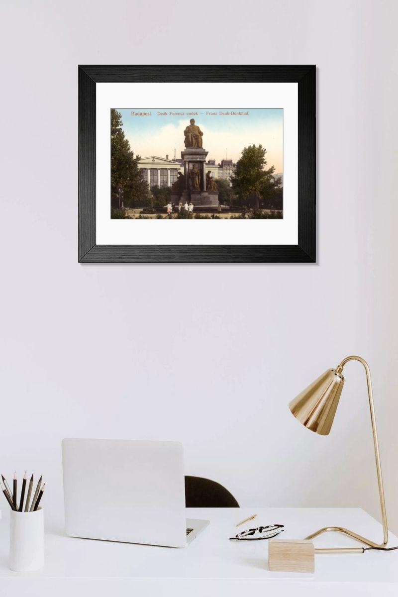 Shown hanging in a room: Modern 14"x12" (36x31cm)