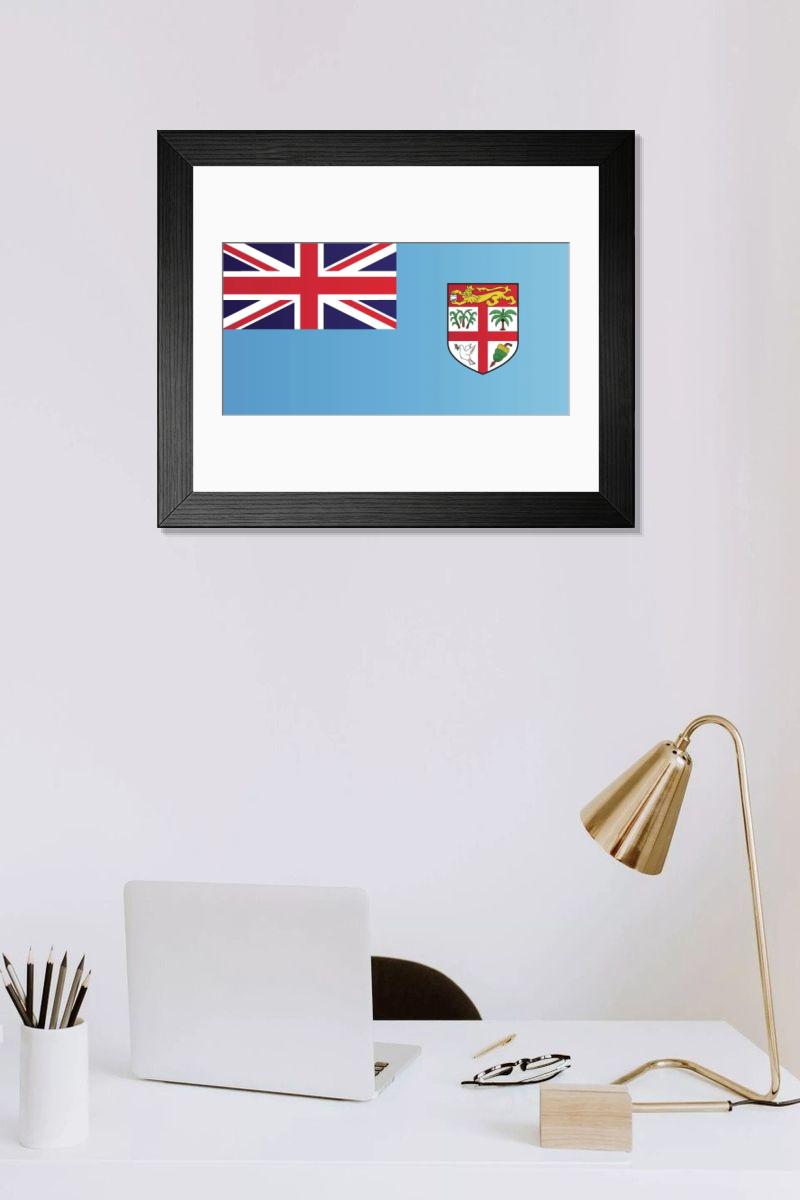 Shown hanging in a room: Modern 14"x12" (36x31cm)