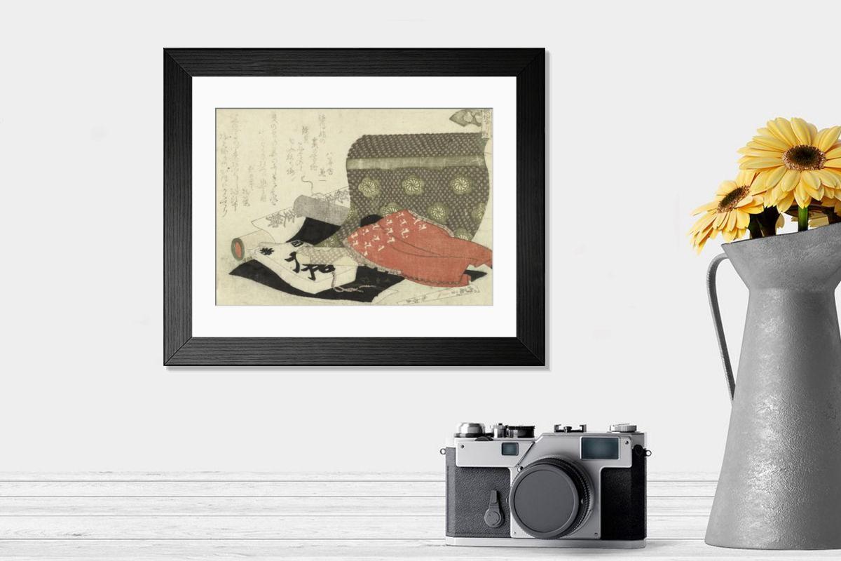 Shown hanging in a room: Modern 14"x12" (36x31cm)
