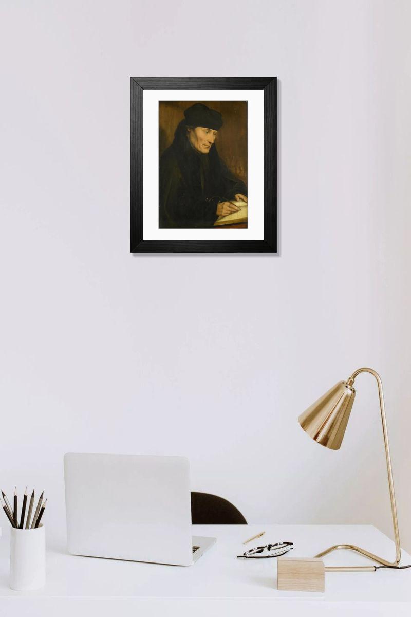 Shown hanging in a room: Modern 14"x12" (36x31cm)