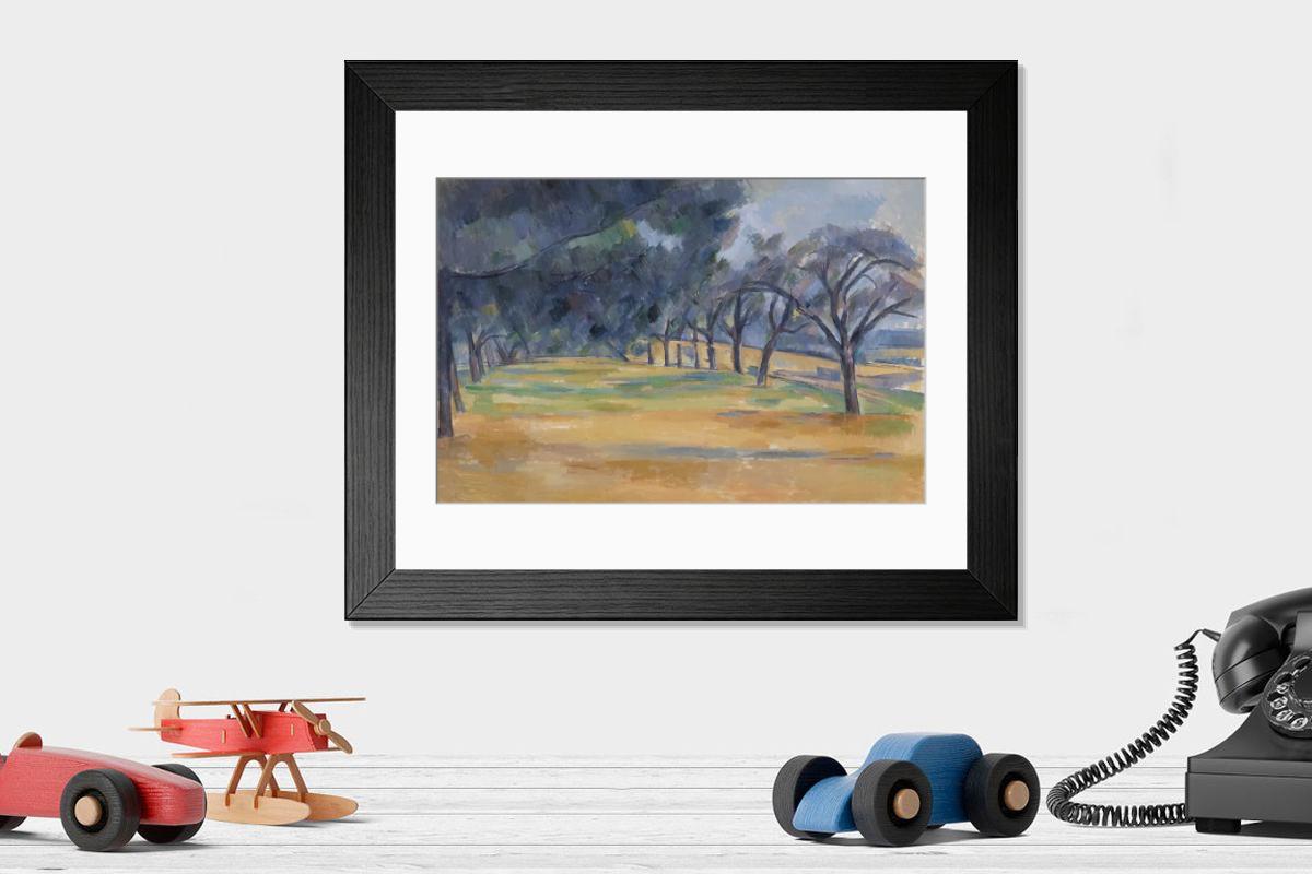 Shown hanging in a room: Modern 14"x12" (36x31cm)
