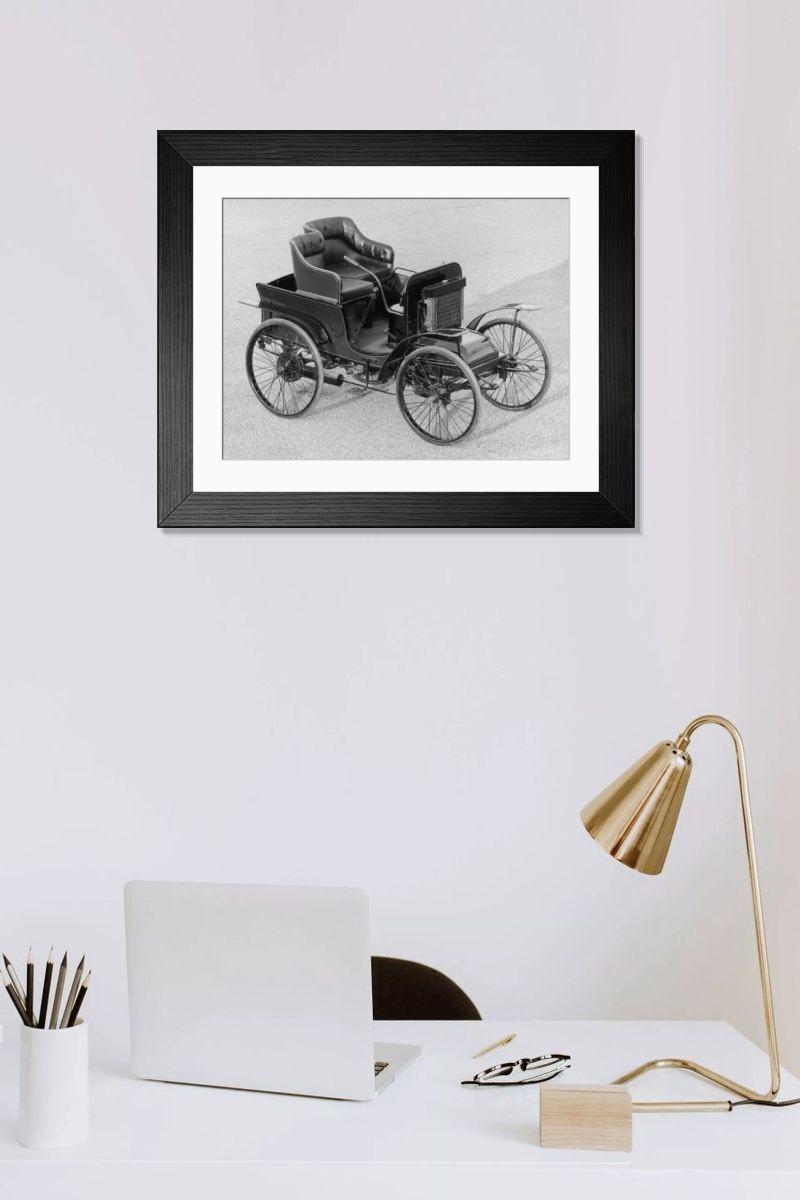 Shown hanging in a room: Modern 14"x12" (36x31cm)