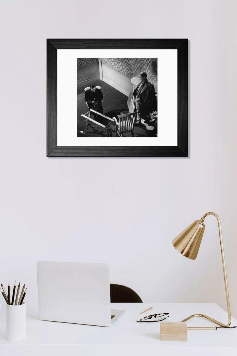 Shown hanging in a room: Modern 14"x12" (36x31cm)