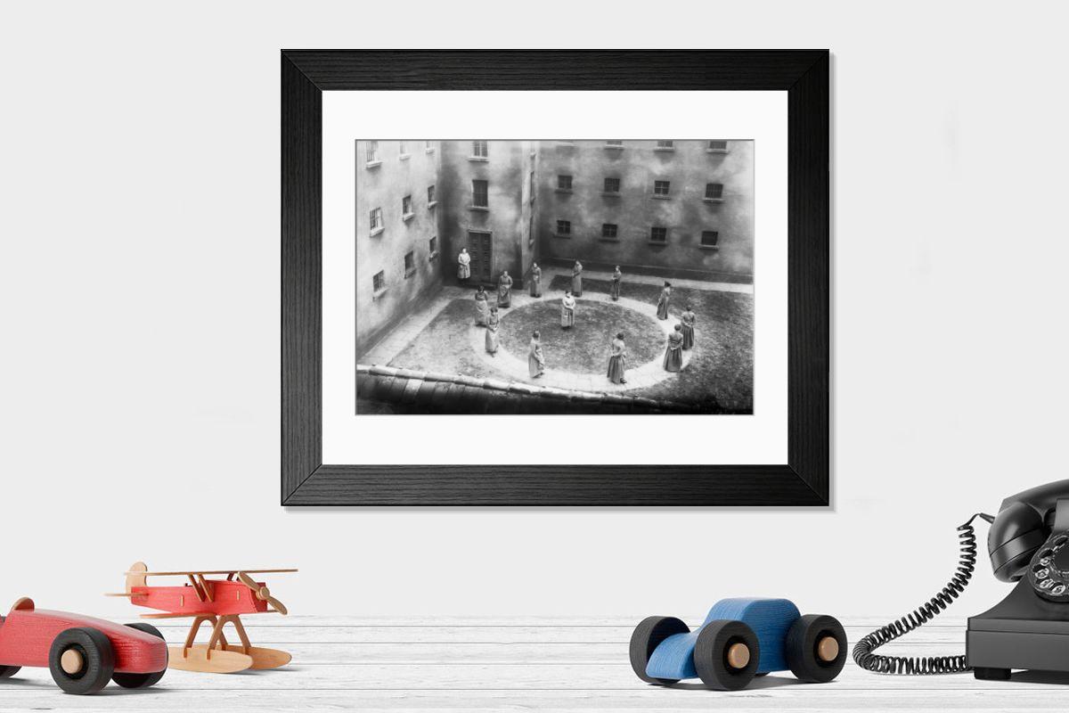 Shown hanging in a room: Modern 14"x12" (36x31cm)