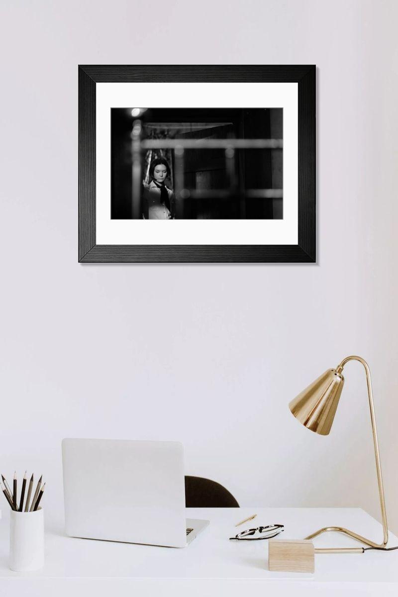 Shown hanging in a room: Modern 14"x12" (36x31cm)