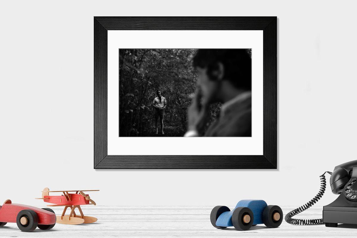 Shown hanging in a room: Modern 14"x12" (36x31cm)