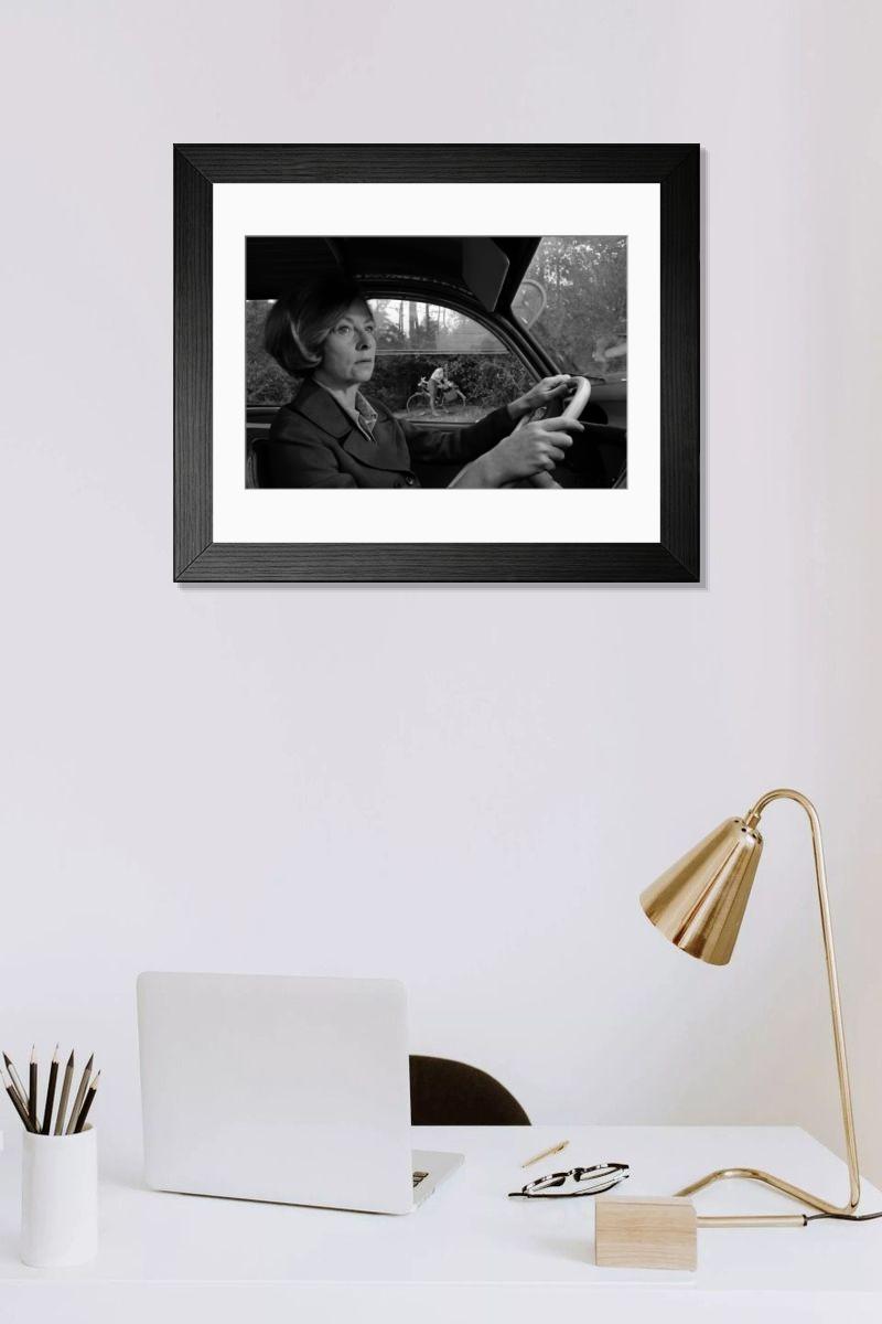 Shown hanging in a room: Modern 14"x12" (36x31cm)