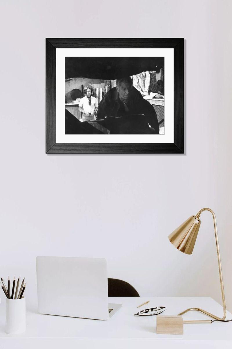 Shown hanging in a room: Modern 14"x12" (36x31cm)