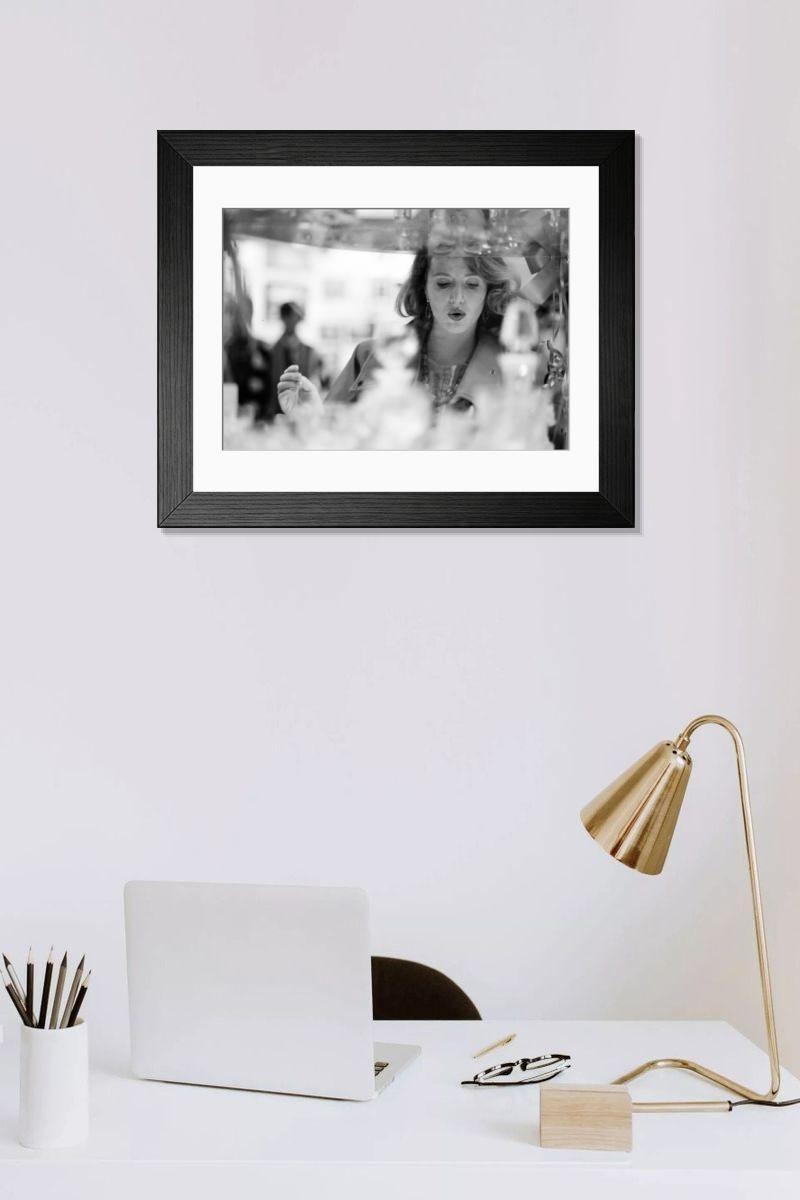 Shown hanging in a room: Modern 14"x12" (36x31cm)