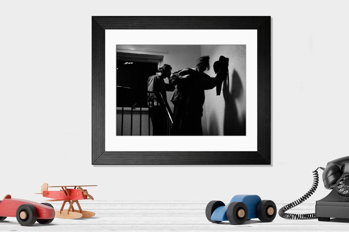 Shown hanging in a room: Modern 14"x12" (36x31cm)