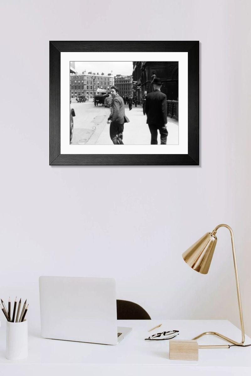 Shown hanging in a room: Modern 14"x12" (36x31cm)
