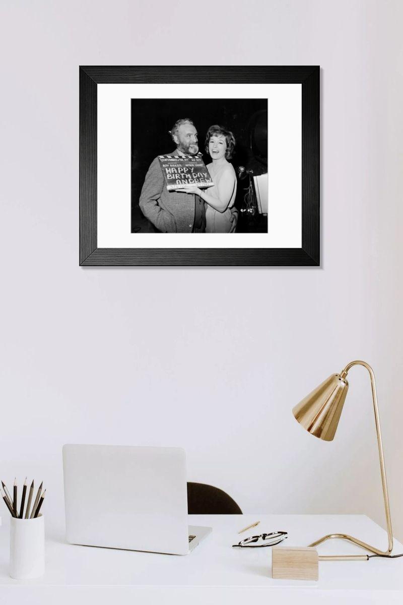 Shown hanging in a room: Modern 14"x12" (36x31cm)