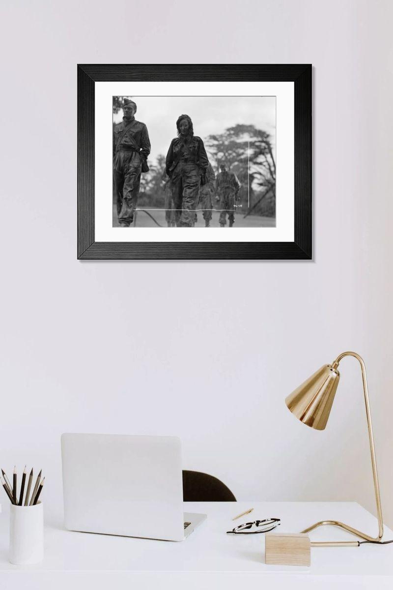 Shown hanging in a room: Modern 14"x12" (36x31cm)