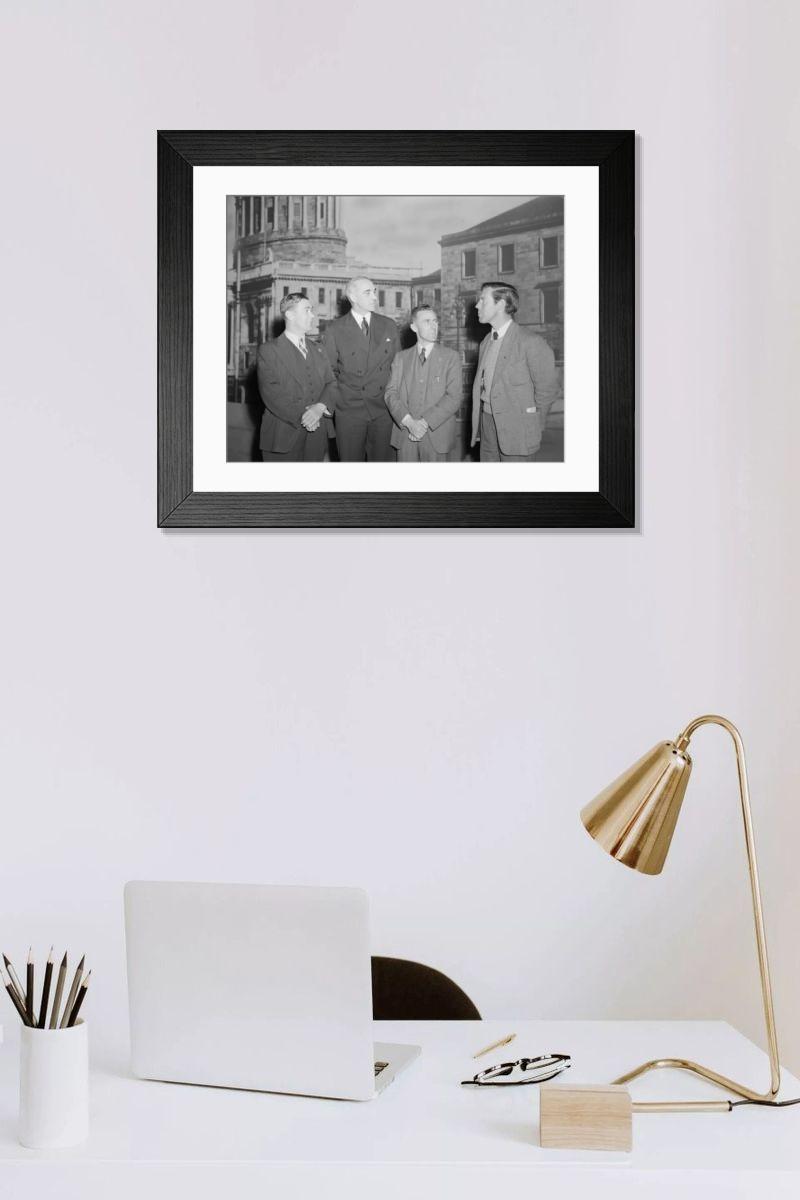 Shown hanging in a room: Modern 14"x12" (36x31cm)