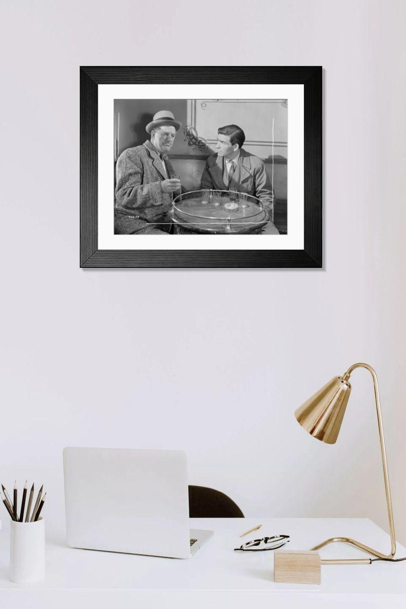 Shown hanging in a room: Modern 14"x12" (36x31cm)