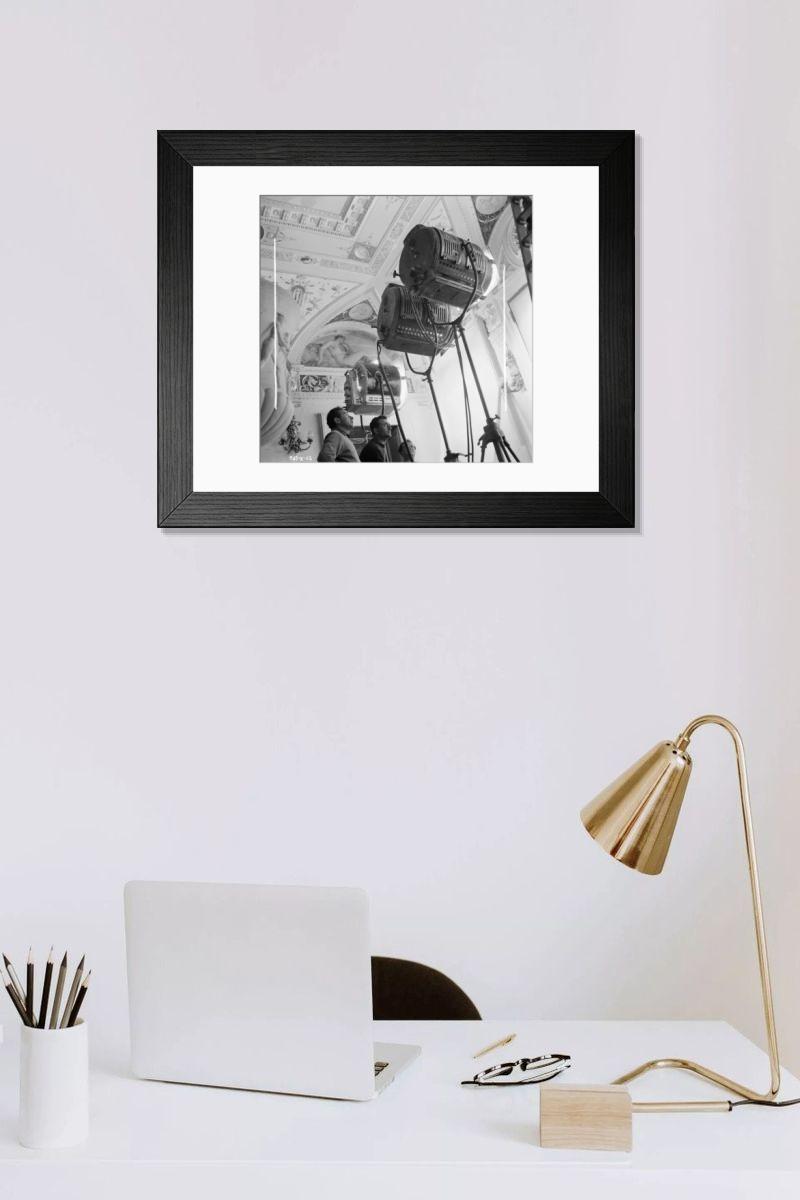 Shown hanging in a room: Modern 14"x12" (36x31cm)