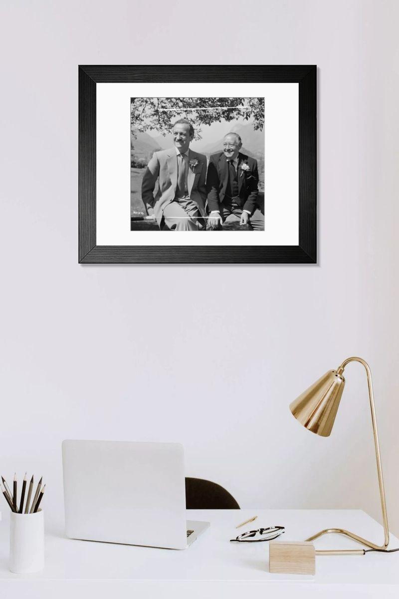 Shown hanging in a room: Modern 14"x12" (36x31cm)