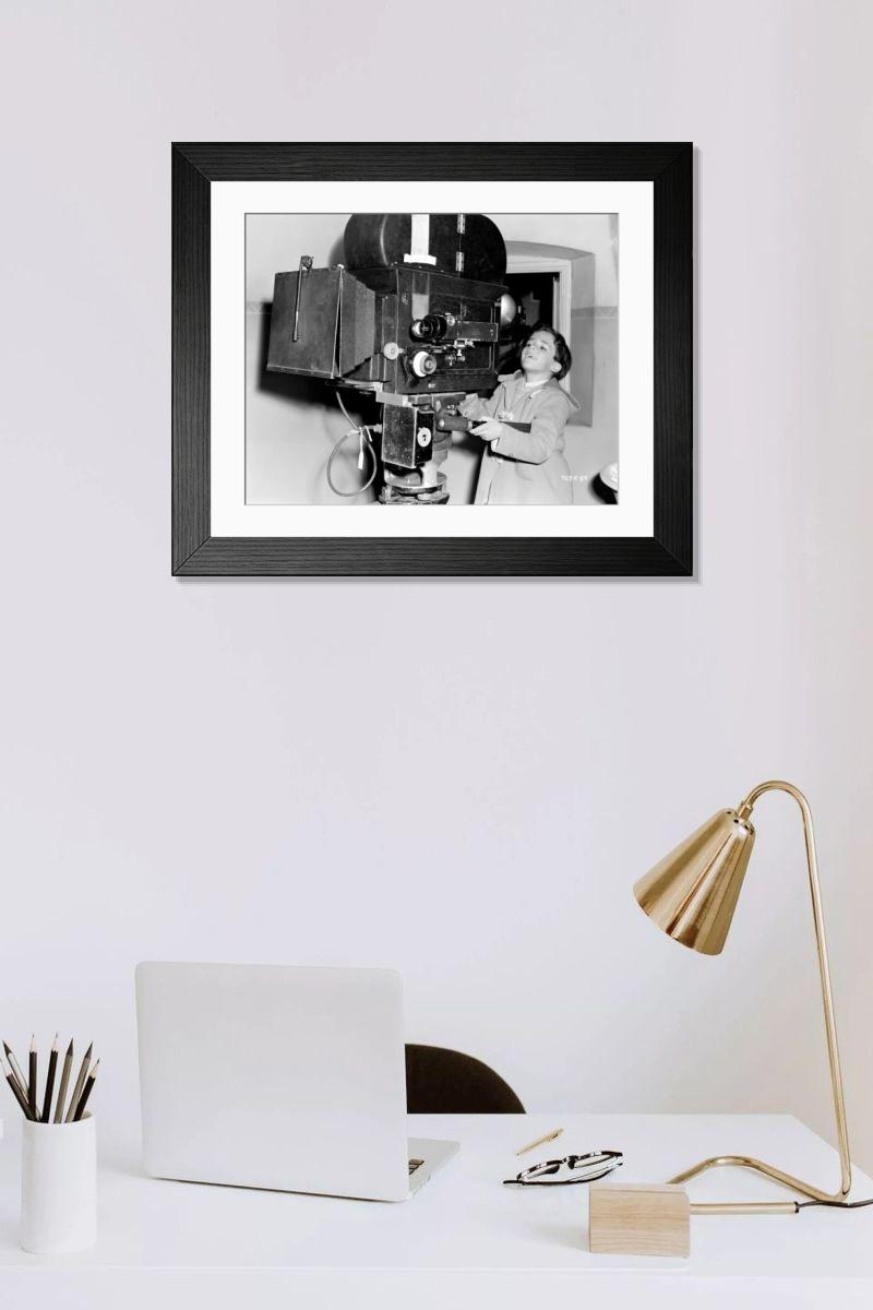 Shown hanging in a room: Modern 14"x12" (36x31cm)