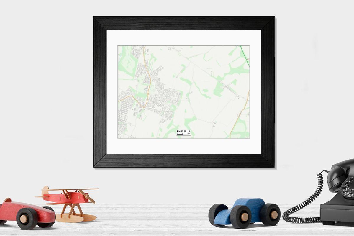 Shown hanging in a room: Modern 14"x12" (36x31cm)