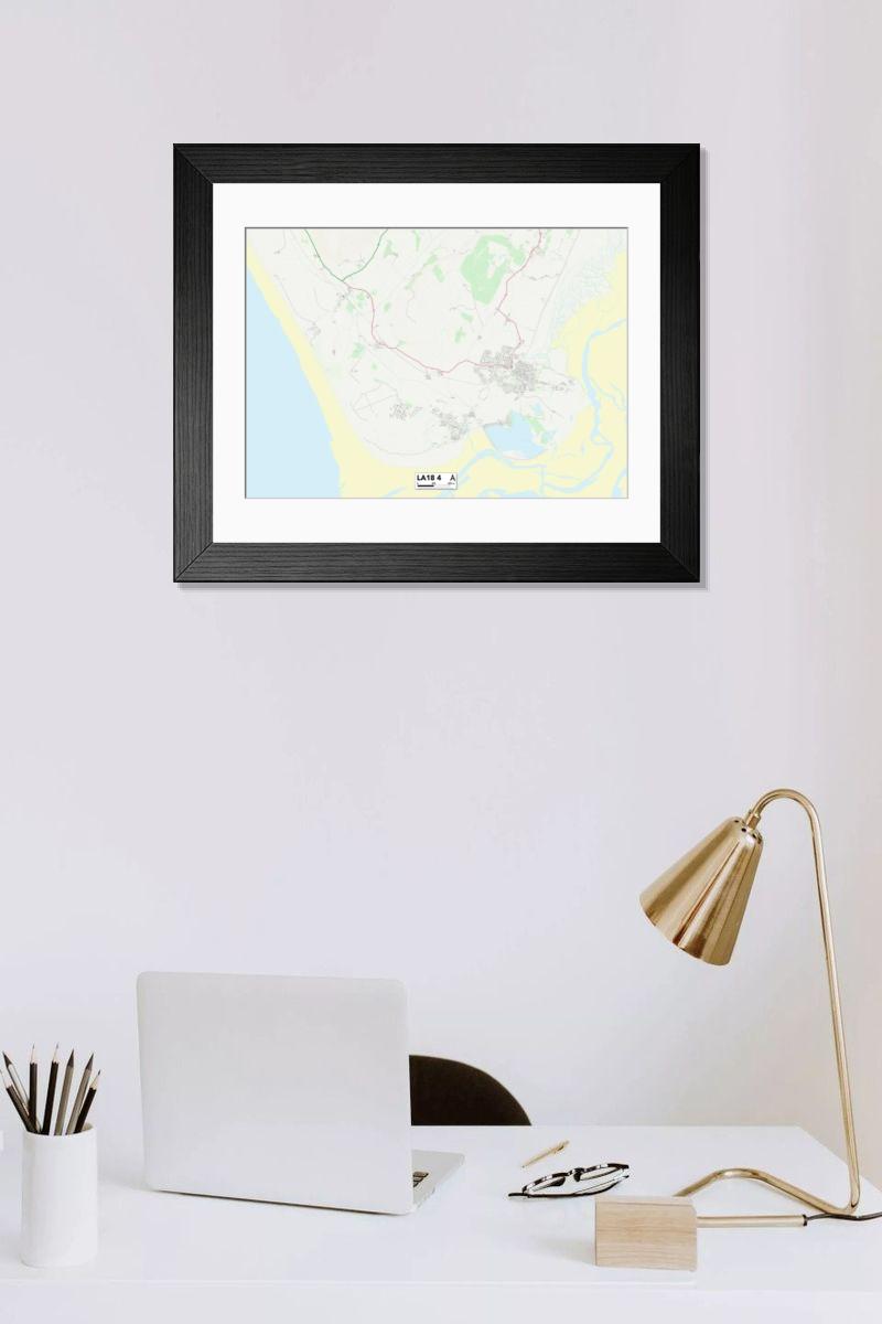 Shown hanging in a room: Modern 14"x12" (36x31cm)