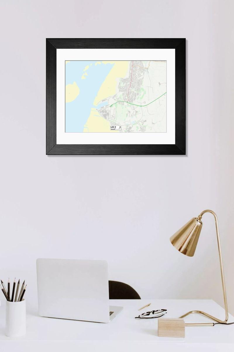 Shown hanging in a room: Modern 14"x12" (36x31cm)