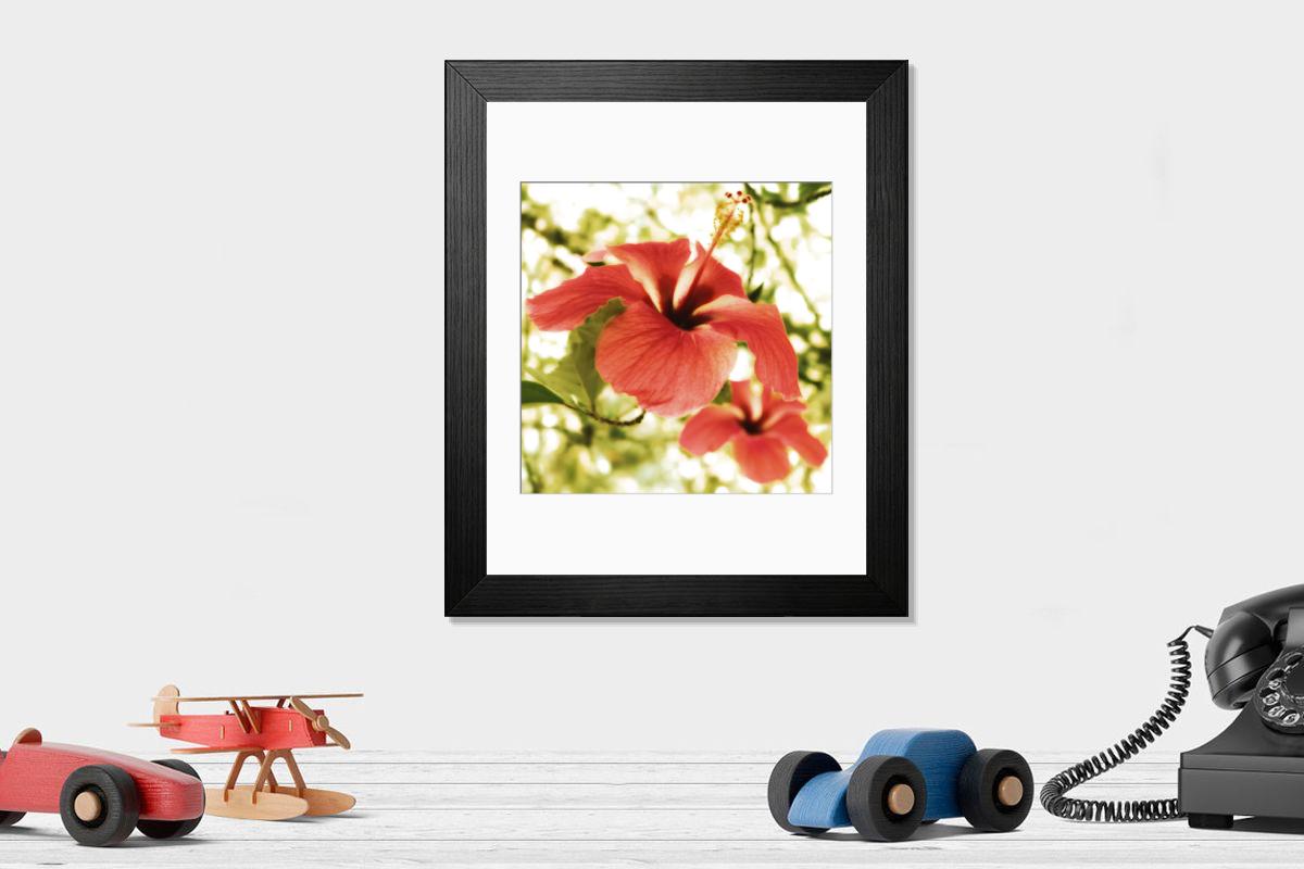 Shown hanging in a room: Modern 14"x12" (36x31cm)