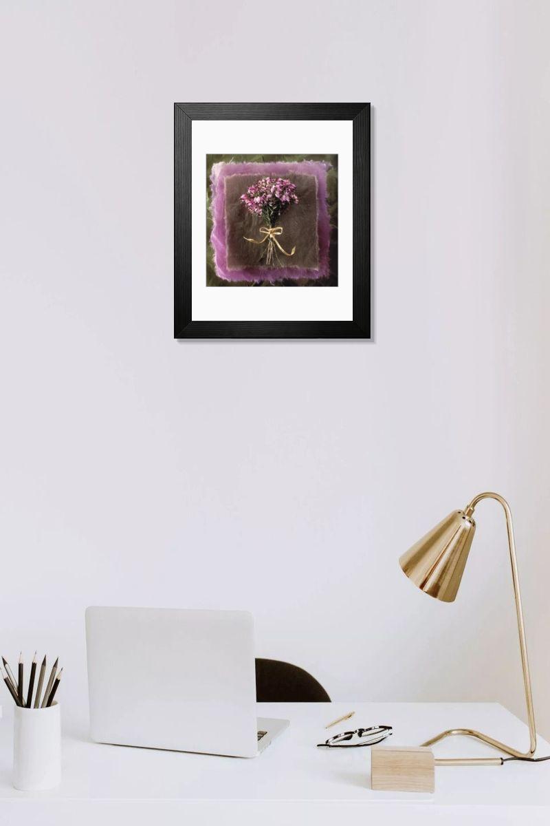Shown hanging in a room: Modern 14"x12" (36x31cm)