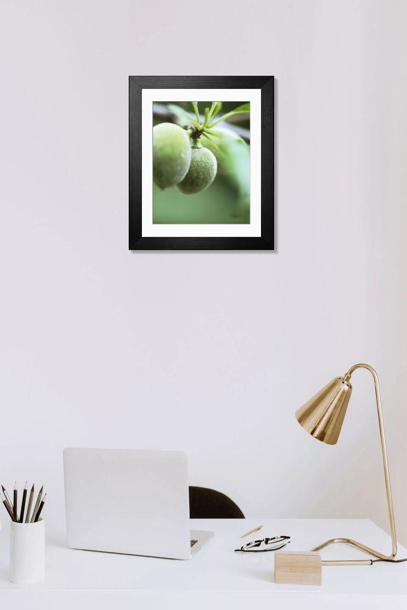 Shown hanging in a room: Modern 14"x12" (36x31cm)