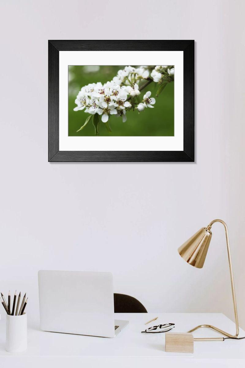 Shown hanging in a room: Modern 14"x12" (36x31cm)