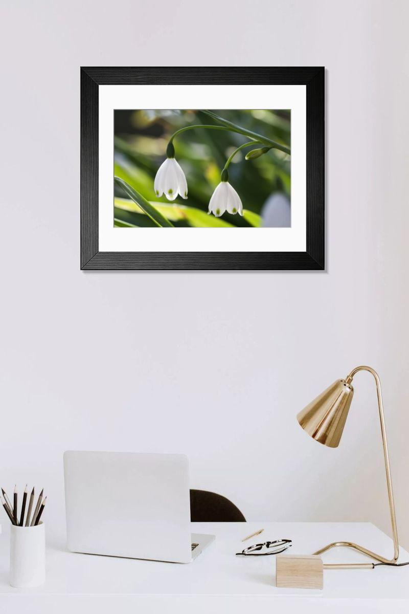 Shown hanging in a room: Modern 14"x12" (36x31cm)