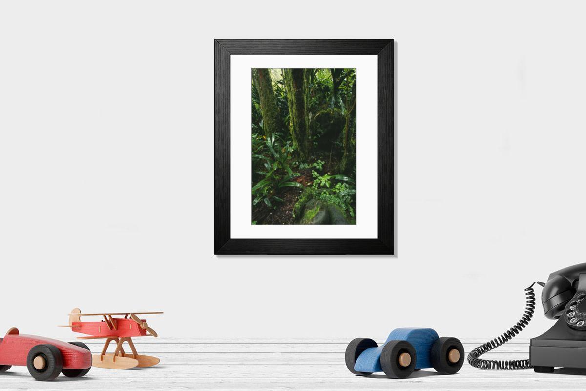 Shown hanging in a room: Modern 14"x12" (36x31cm)