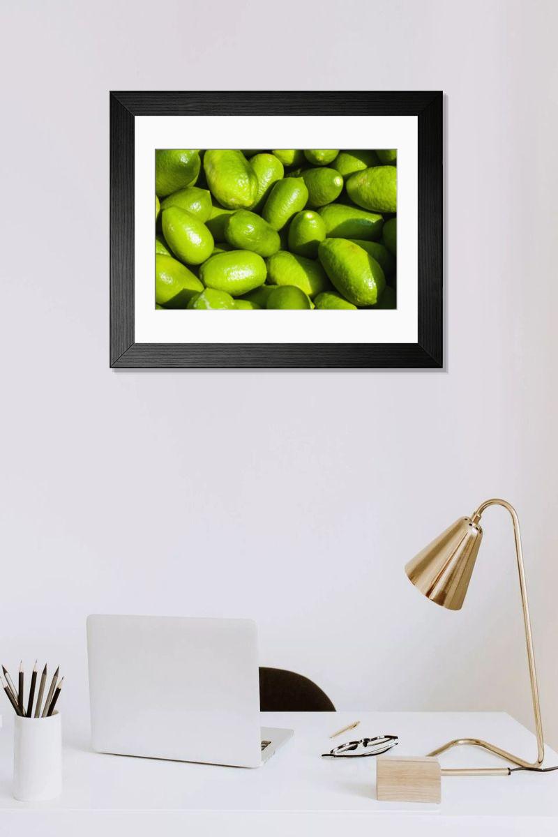 Shown hanging in a room: Modern 14"x12" (36x31cm)