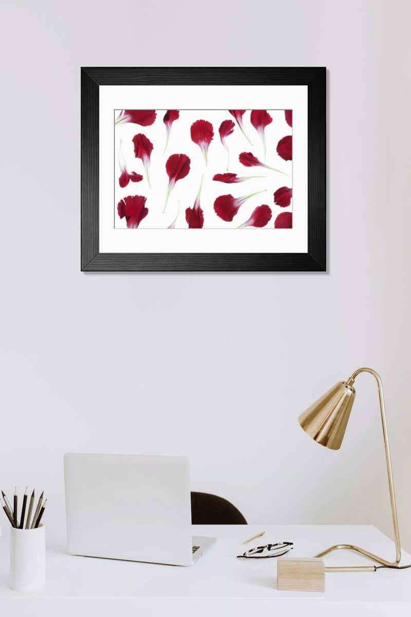 Shown hanging in a room: Modern 14"x12" (36x31cm)