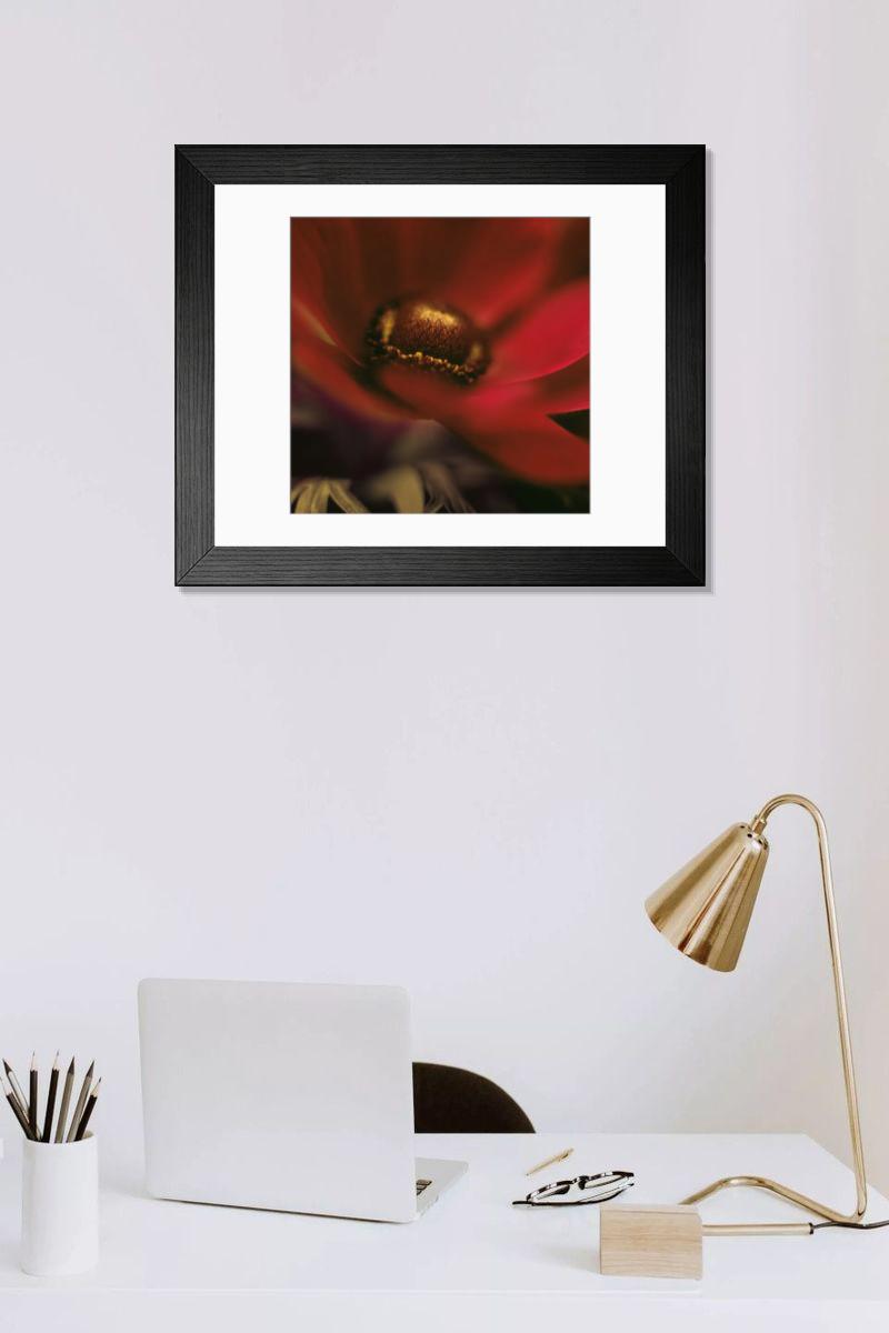 Shown hanging in a room: Modern 14"x12" (36x31cm)
