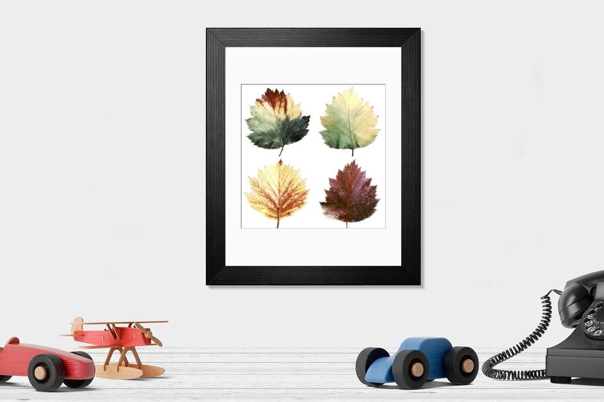 Shown hanging in a room: Modern 14"x12" (36x31cm)