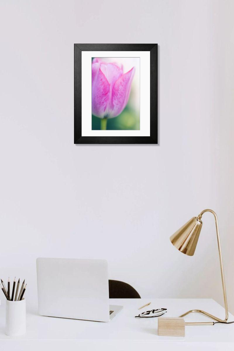 Shown hanging in a room: Modern 14"x12" (36x31cm)